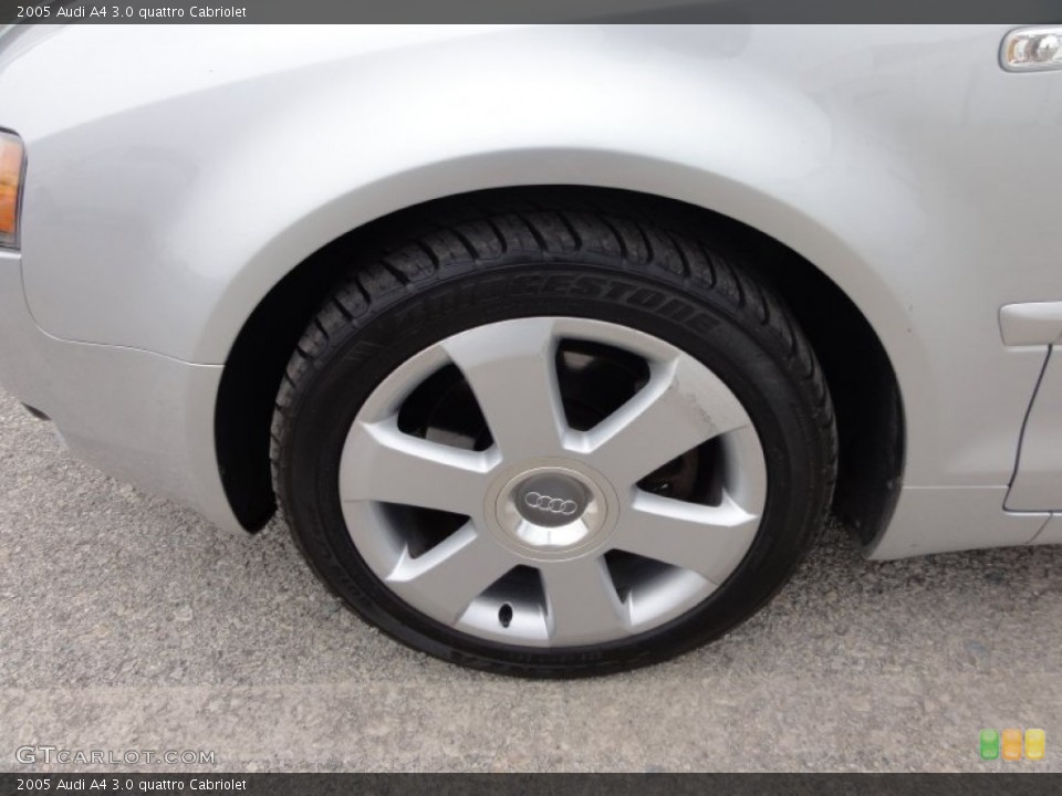 2005 Audi A4 3.0 quattro Cabriolet Wheel and Tire Photo #57859613