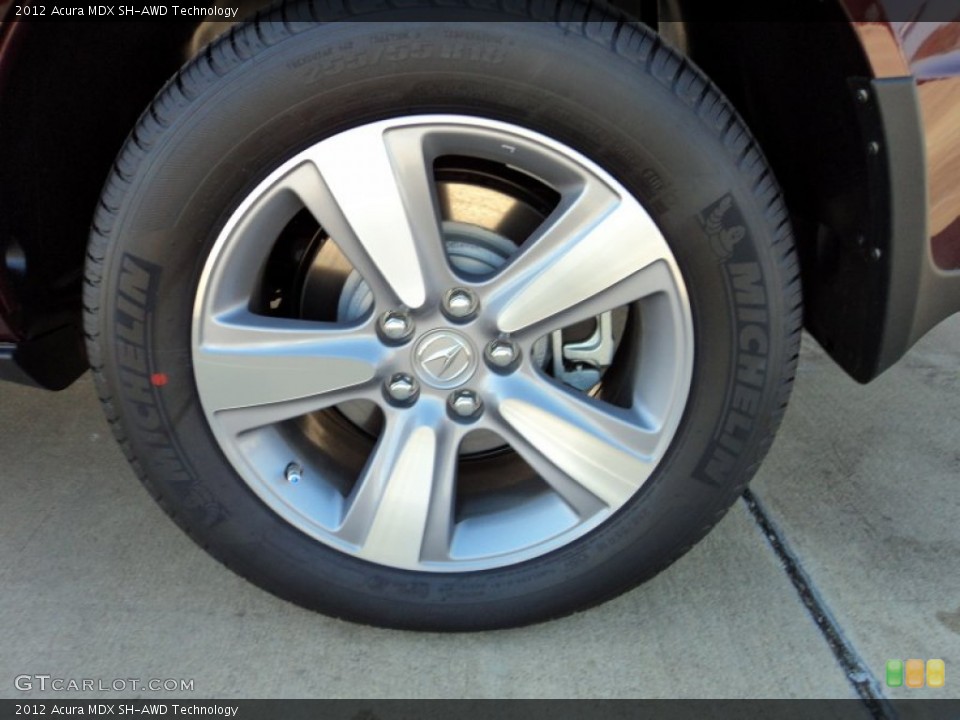 2012 Acura MDX SH-AWD Technology Wheel and Tire Photo #57859730