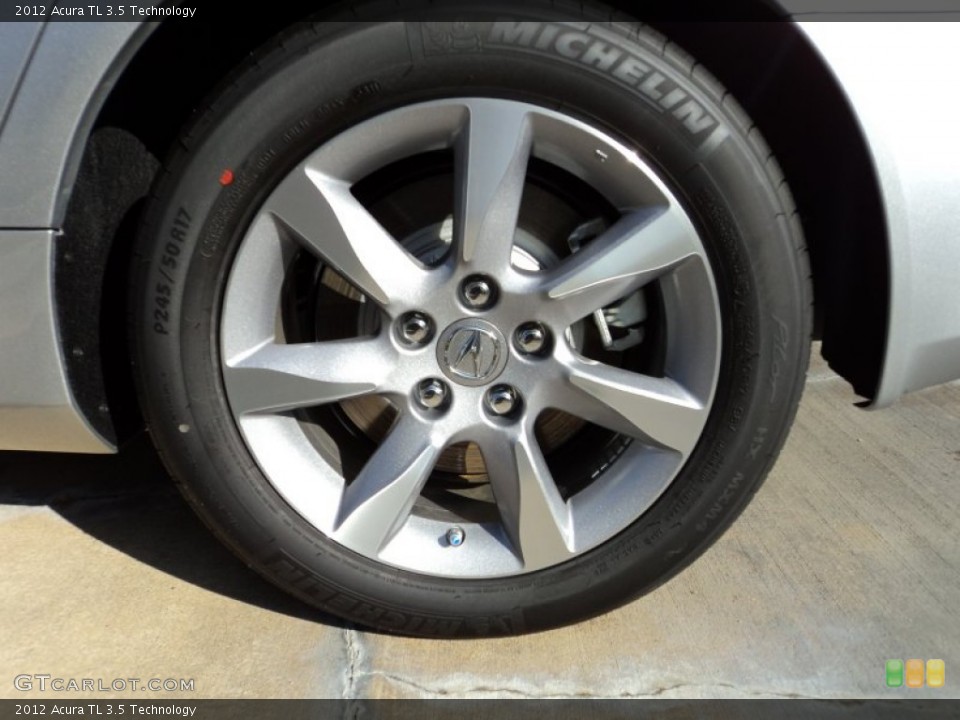 2012 Acura TL 3.5 Technology Wheel and Tire Photo #57860922
