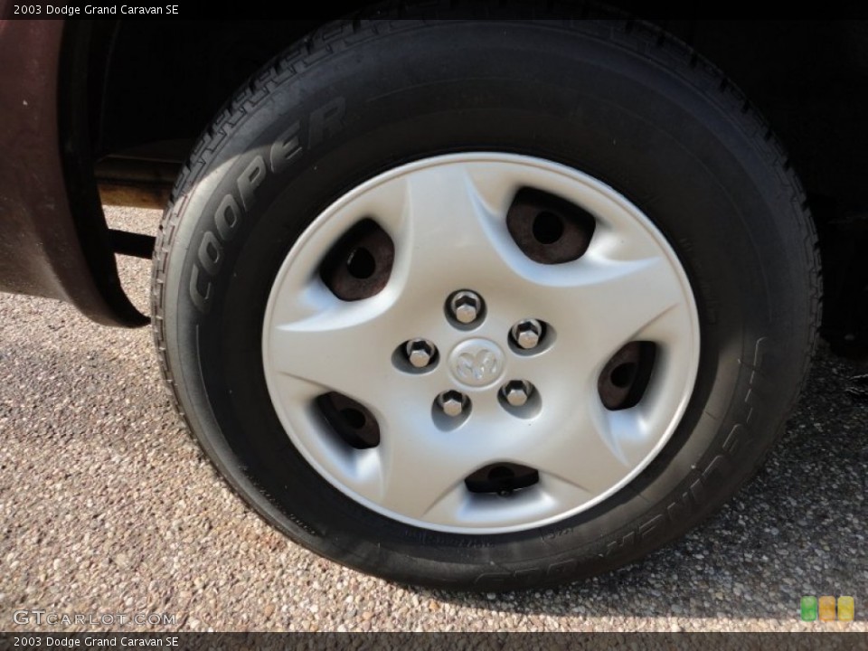 2003 Dodge Grand Caravan SE Wheel and Tire Photo #57863894