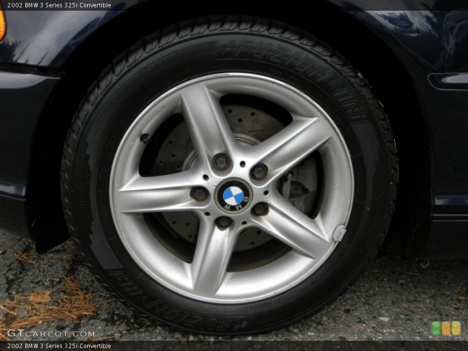 2002 BMW 3 Series 325i Convertible Wheel and Tire Photo #57882067