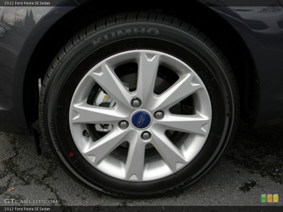 2012 Ford Fiesta SE Sedan Wheel and Tire Photo #57883126
