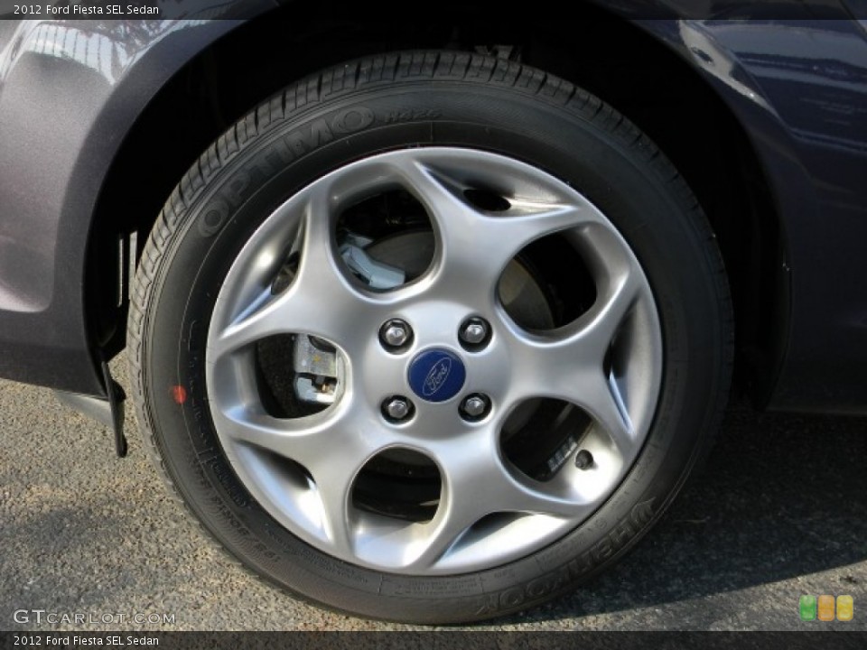 2012 Ford Fiesta SEL Sedan Wheel and Tire Photo #57883599