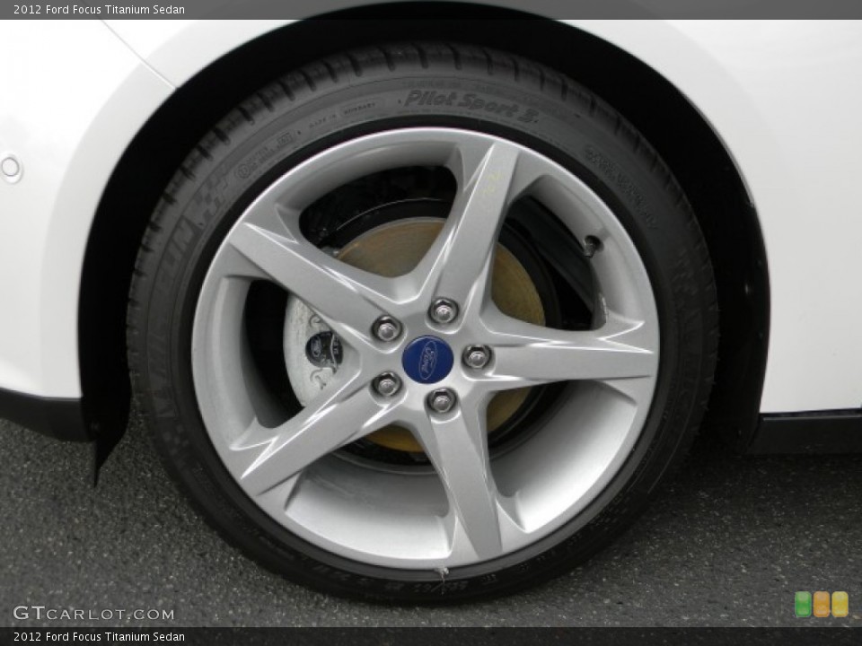 2012 Ford Focus Titanium Sedan Wheel and Tire Photo #57885145