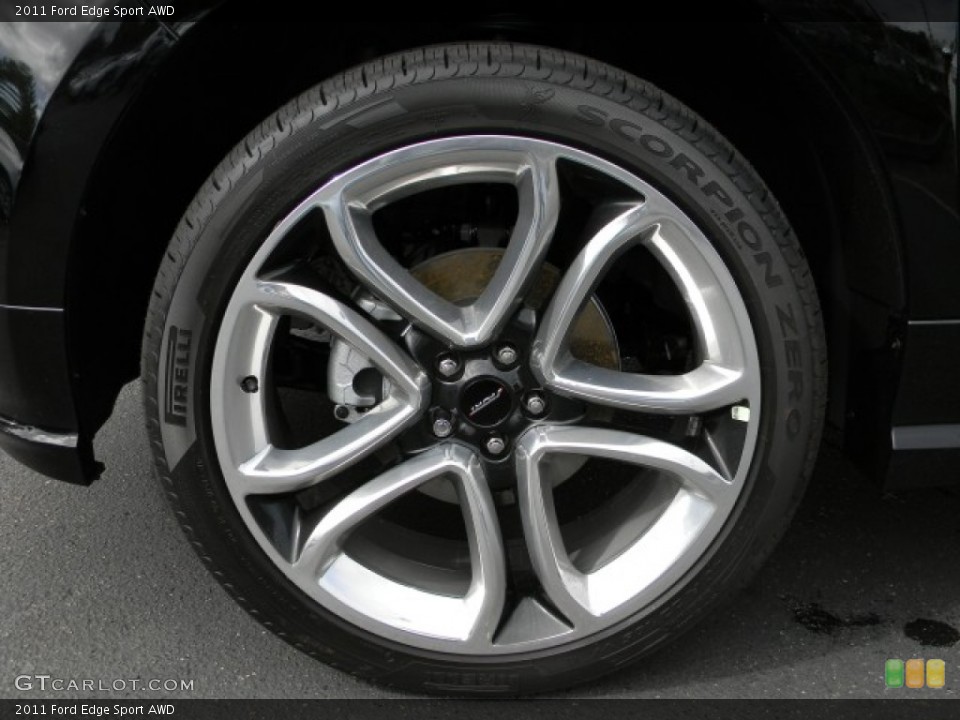 2011 Ford Edge Sport AWD Wheel and Tire Photo #57887962