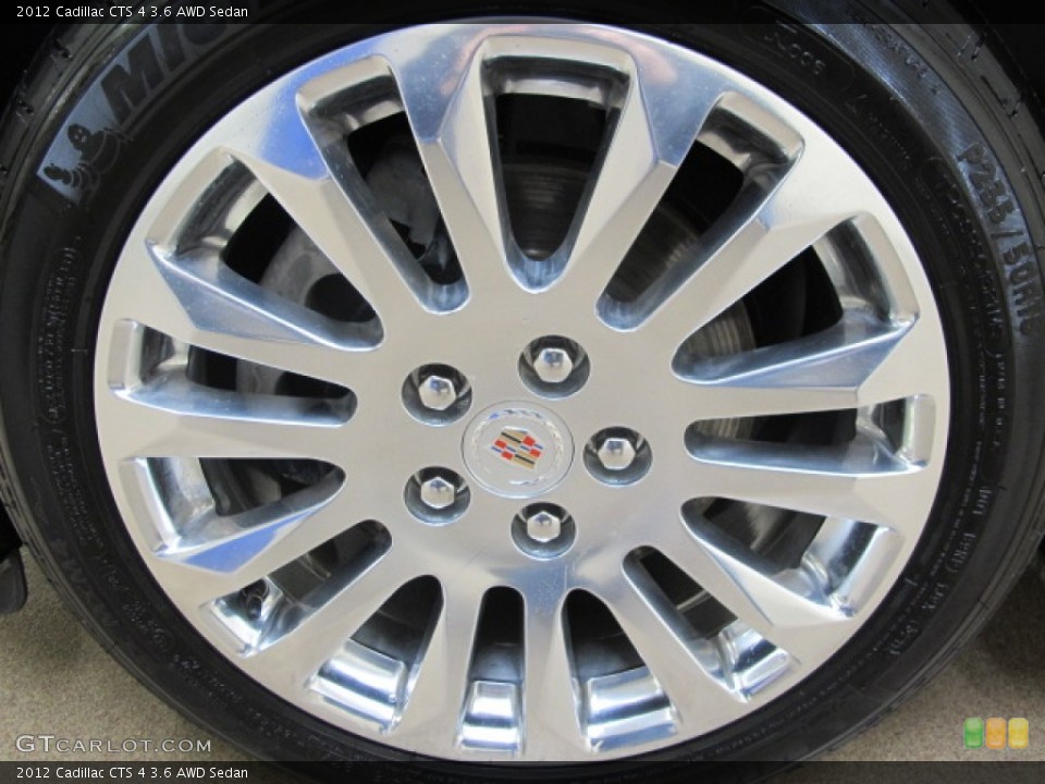2012 Cadillac CTS 4 3.6 AWD Sedan Wheel and Tire Photo #57890662