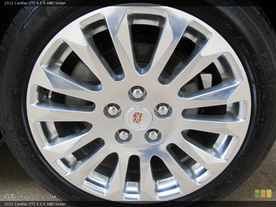 2012 Cadillac CTS 4 3.6 AWD Sedan Wheel and Tire Photo #57890674