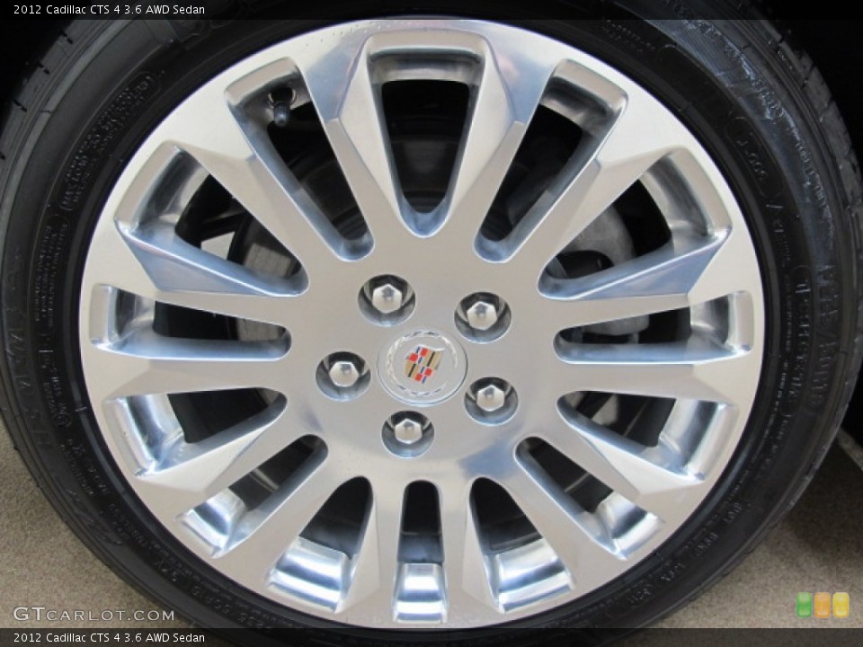 2012 Cadillac CTS 4 3.6 AWD Sedan Wheel and Tire Photo #57890680