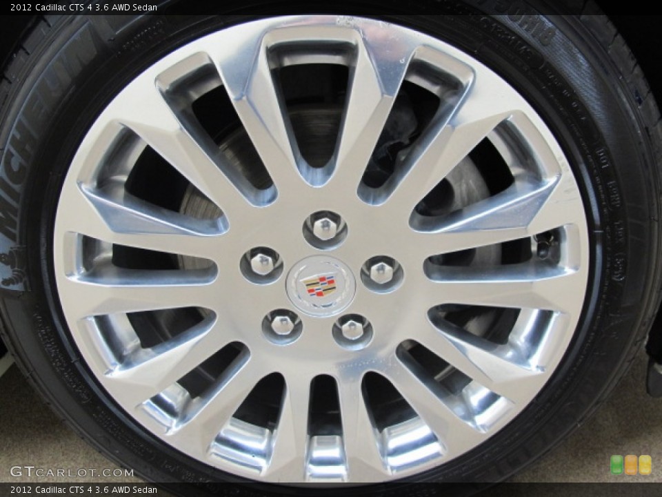 2012 Cadillac CTS 4 3.6 AWD Sedan Wheel and Tire Photo #57890686