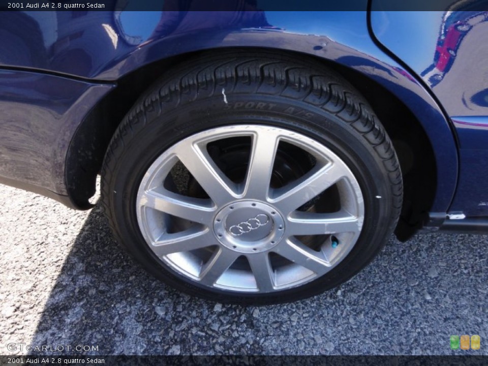 2001 Audi A4 2.8 quattro Sedan Wheel and Tire Photo #57897152
