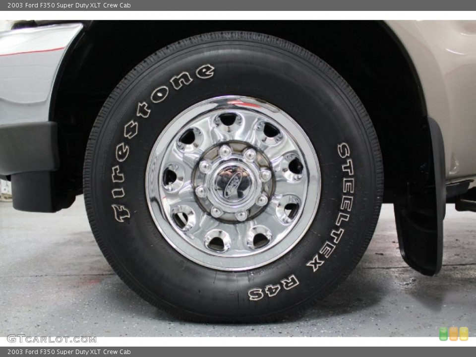 2003 Ford F350 Super Duty XLT Crew Cab Wheel and Tire Photo #57897902