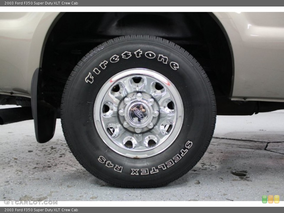 2003 Ford F350 Super Duty XLT Crew Cab Wheel and Tire Photo #57897908