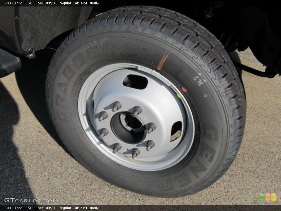 2012 Ford F350 Super Duty XL Regular Cab 4x4 Dually Wheel and Tire Photo #57900350