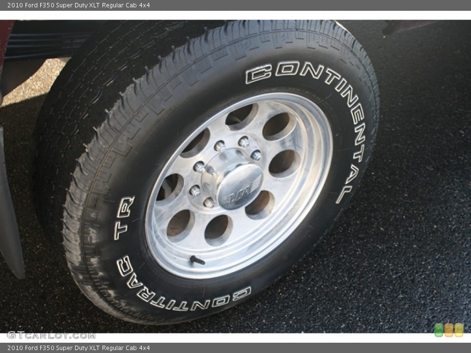 2010 Ford F350 Super Duty XLT Regular Cab 4x4 Wheel and Tire Photo #57904408