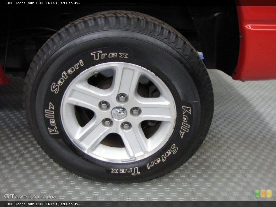2008 Dodge Ram 1500 TRX4 Quad Cab 4x4 Wheel and Tire Photo #57916807