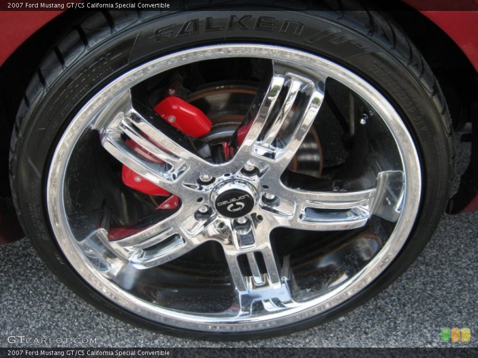 2007 Ford Mustang Custom Wheel and Tire Photo #57921037