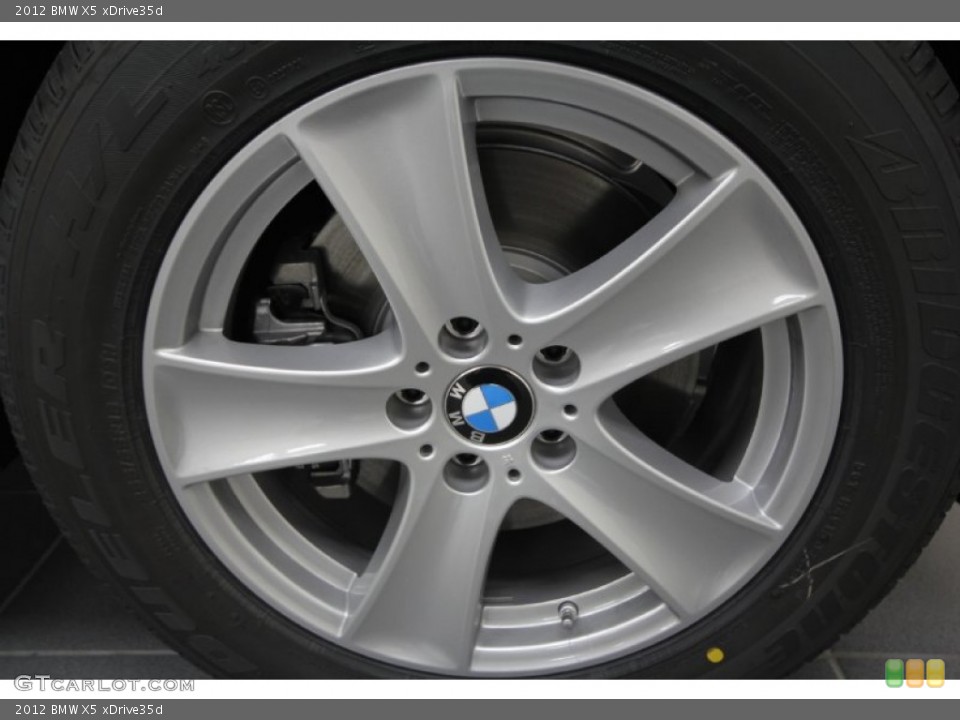 2012 BMW X5 xDrive35d Wheel and Tire Photo #57938169
