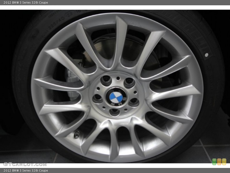 2012 BMW 3 Series 328i Coupe Wheel and Tire Photo #57938433