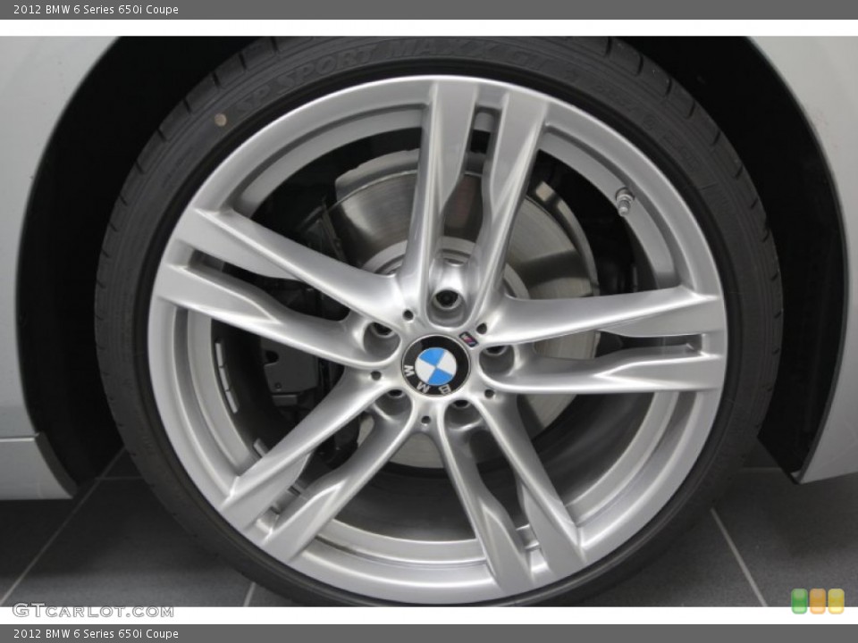 2012 BMW 6 Series 650i Coupe Wheel and Tire Photo #57940502