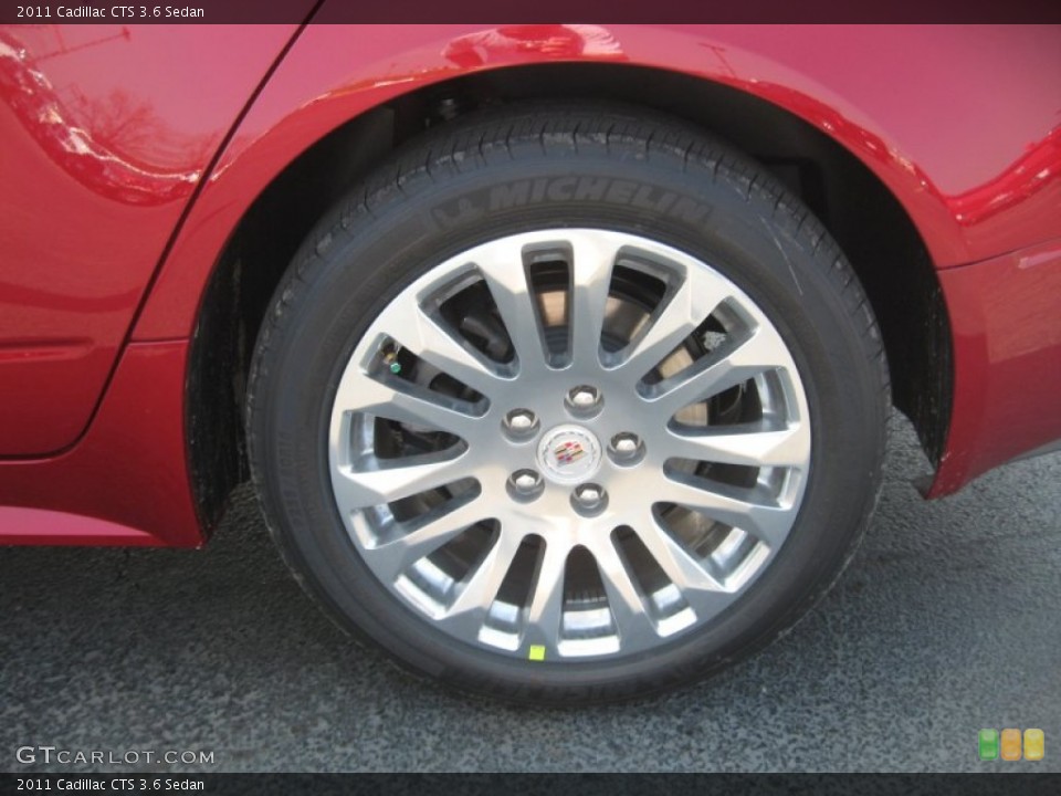 2011 Cadillac CTS 3.6 Sedan Wheel and Tire Photo #57942873