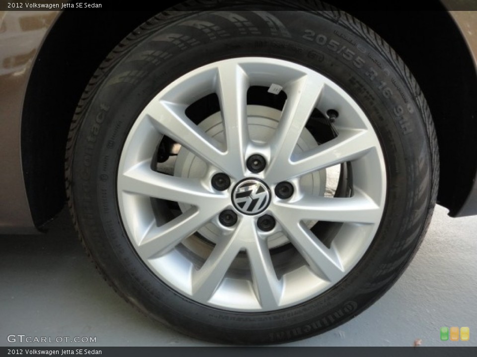 2012 Volkswagen Jetta SE Sedan Wheel and Tire Photo #57952602