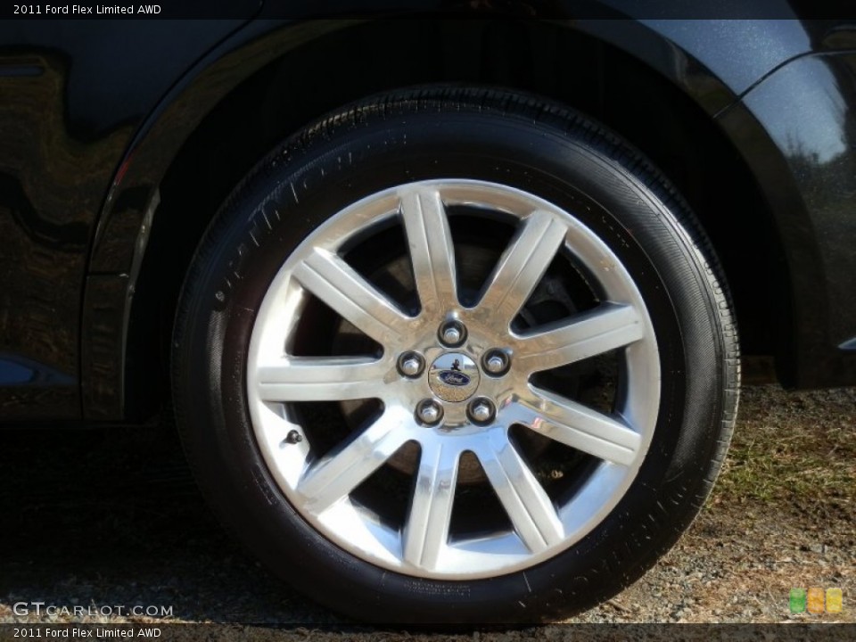 2011 Ford Flex Limited AWD Wheel and Tire Photo #57954453