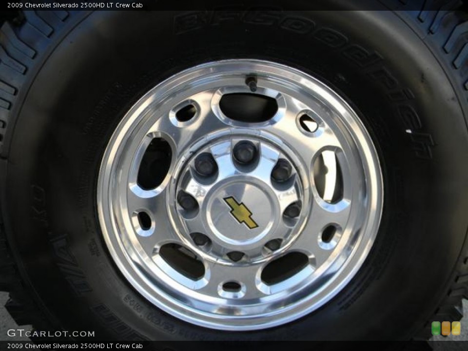 2009 Chevrolet Silverado 2500HD LT Crew Cab Wheel and Tire Photo #57960508