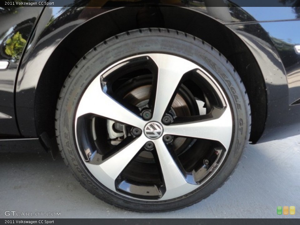 2011 Volkswagen CC Sport Wheel and Tire Photo #57962027