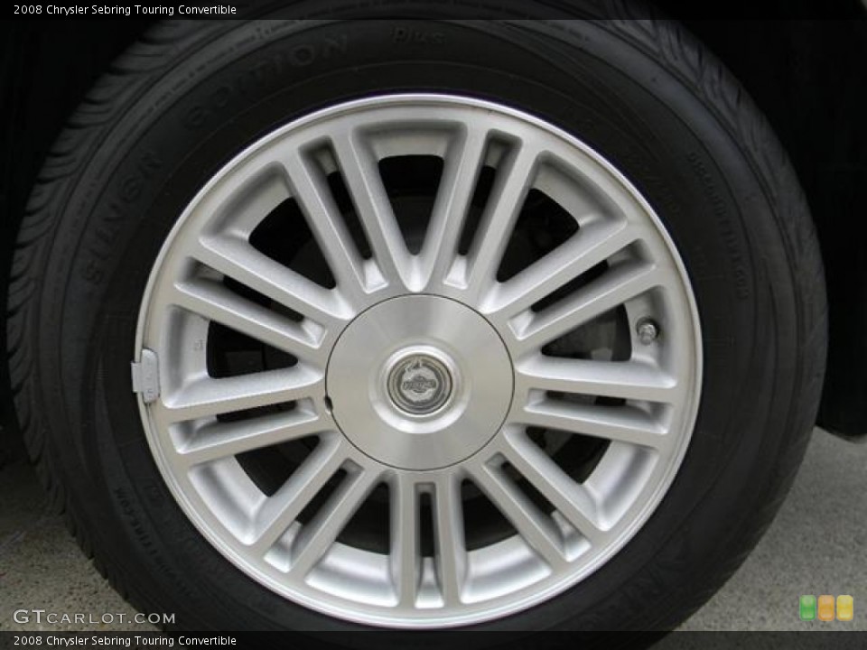 2008 Chrysler Sebring Touring Convertible Wheel and Tire Photo #57962804