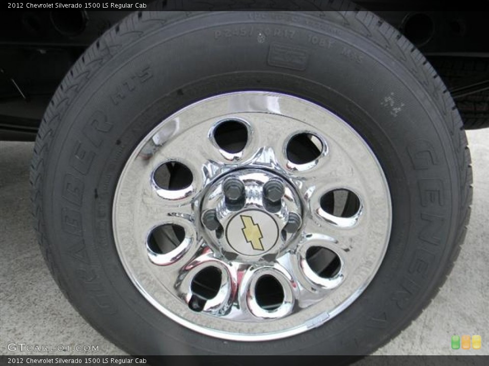 2012 Chevrolet Silverado 1500 LS Regular Cab Wheel and Tire Photo #57966455