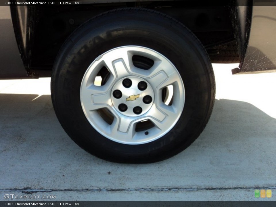 2007 Chevrolet Silverado 1500 LT Crew Cab Wheel and Tire Photo #57967191