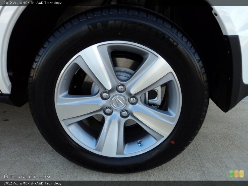 2012 Acura MDX SH-AWD Technology Wheel and Tire Photo #57968923