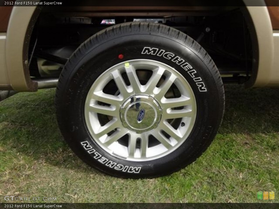2012 Ford F150 Lariat SuperCrew Wheel and Tire Photo #57976517