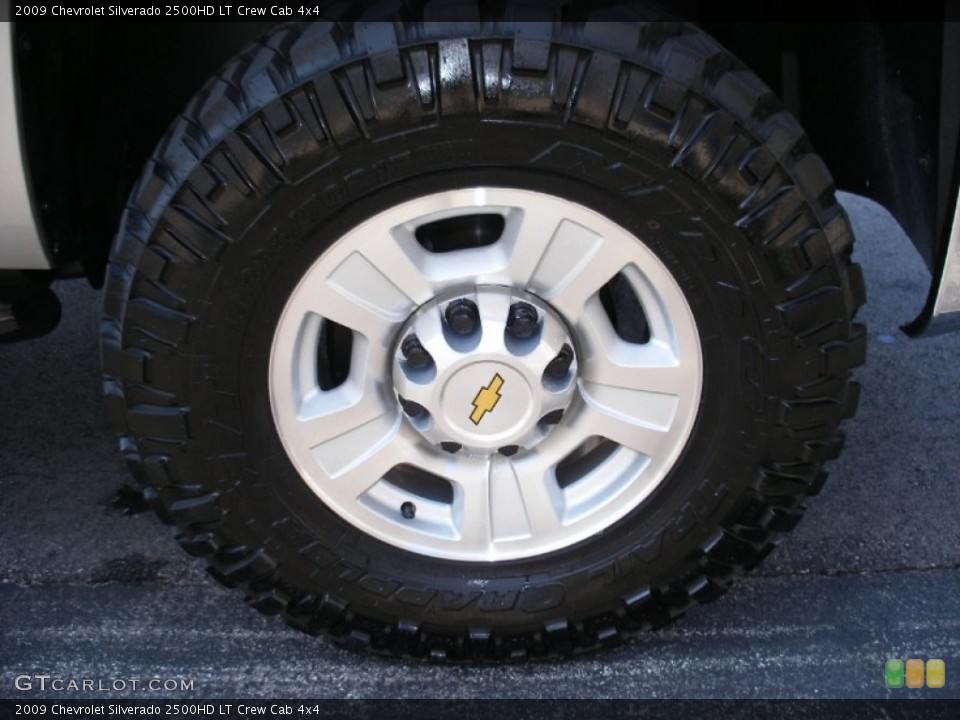 2009 Chevrolet Silverado 2500HD LT Crew Cab 4x4 Wheel and Tire Photo #58009049