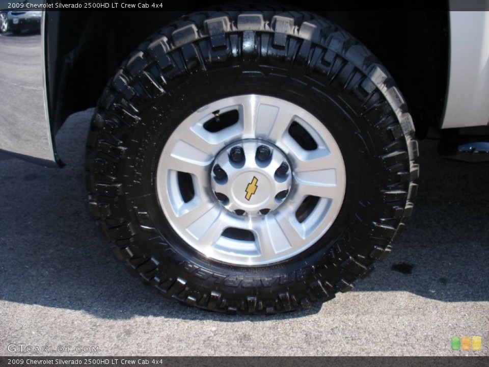2009 Chevrolet Silverado 2500HD LT Crew Cab 4x4 Wheel and Tire Photo #58009058