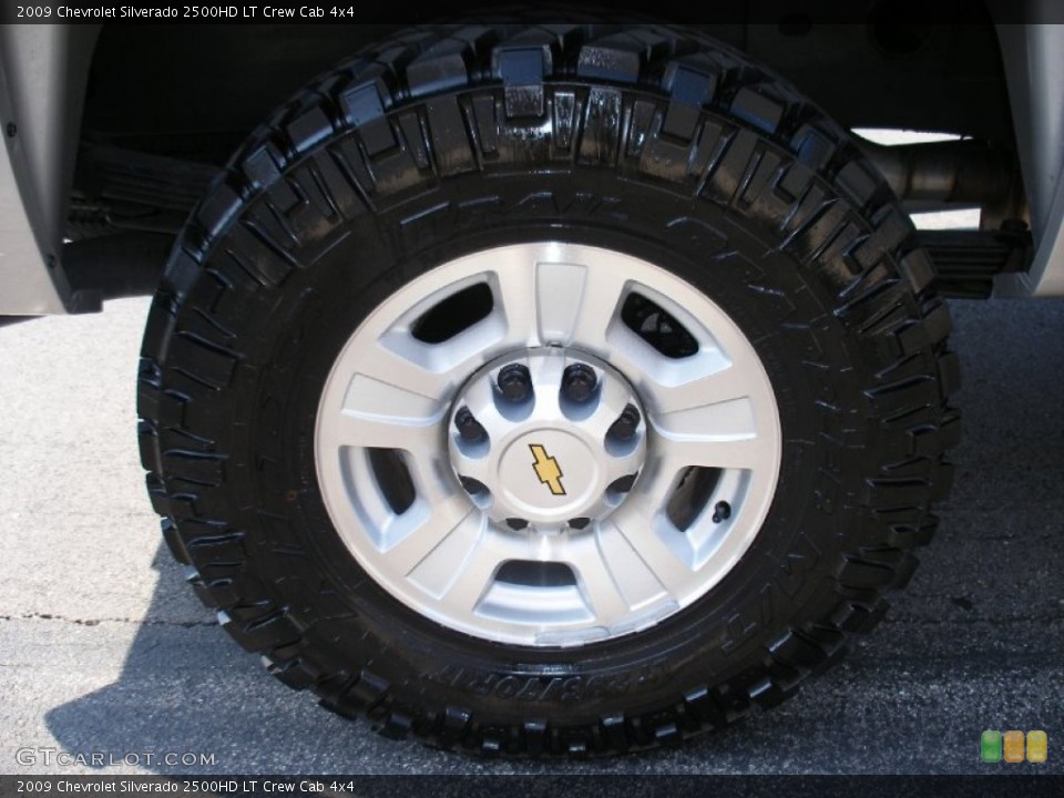 2009 Chevrolet Silverado 2500HD LT Crew Cab 4x4 Wheel and Tire Photo #58009073