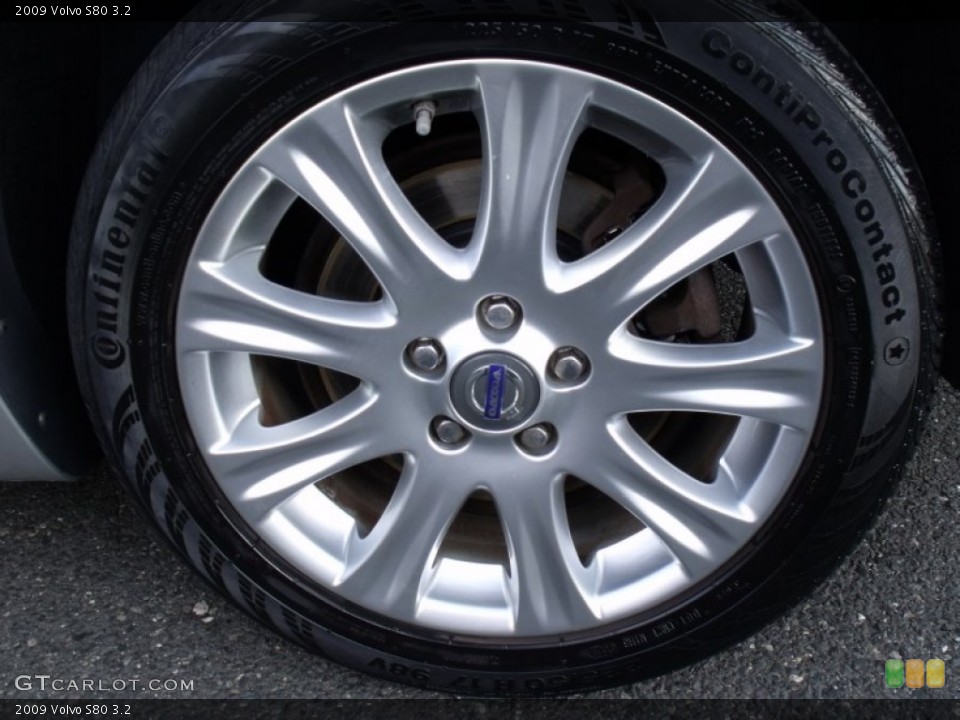 2009 Volvo S80 3.2 Wheel and Tire Photo #58012220