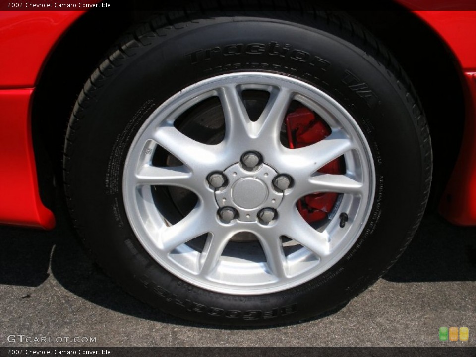 2002 Chevrolet Camaro Convertible Wheel and Tire Photo #58014860