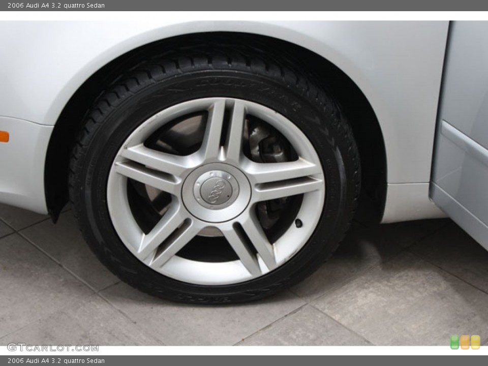 2006 Audi A4 3.2 quattro Sedan Wheel and Tire Photo #58016414