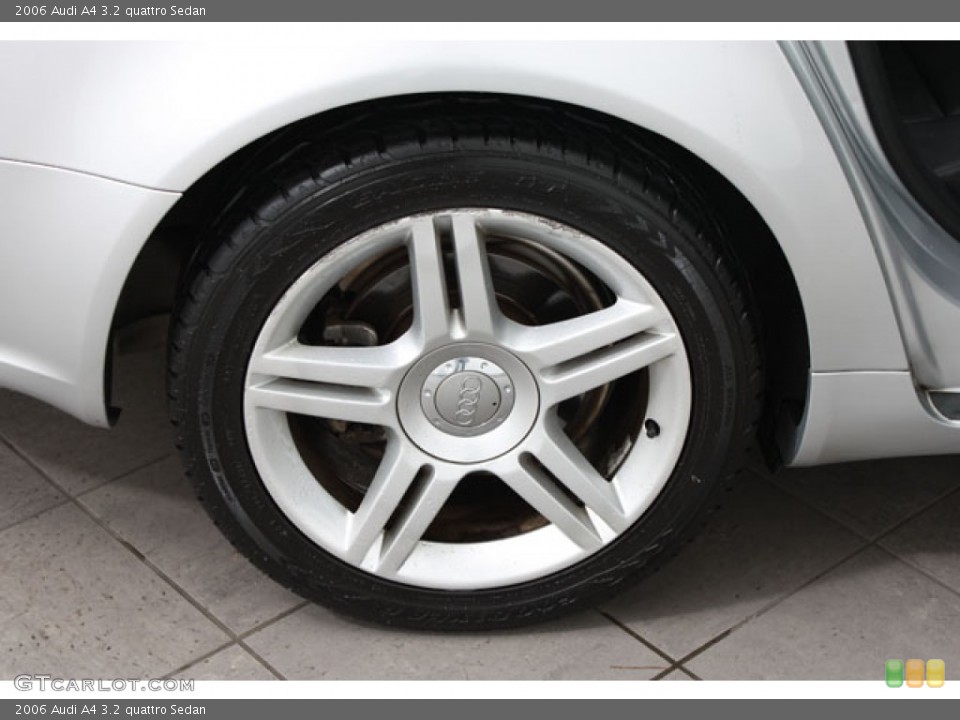 2006 Audi A4 3.2 quattro Sedan Wheel and Tire Photo #58016423