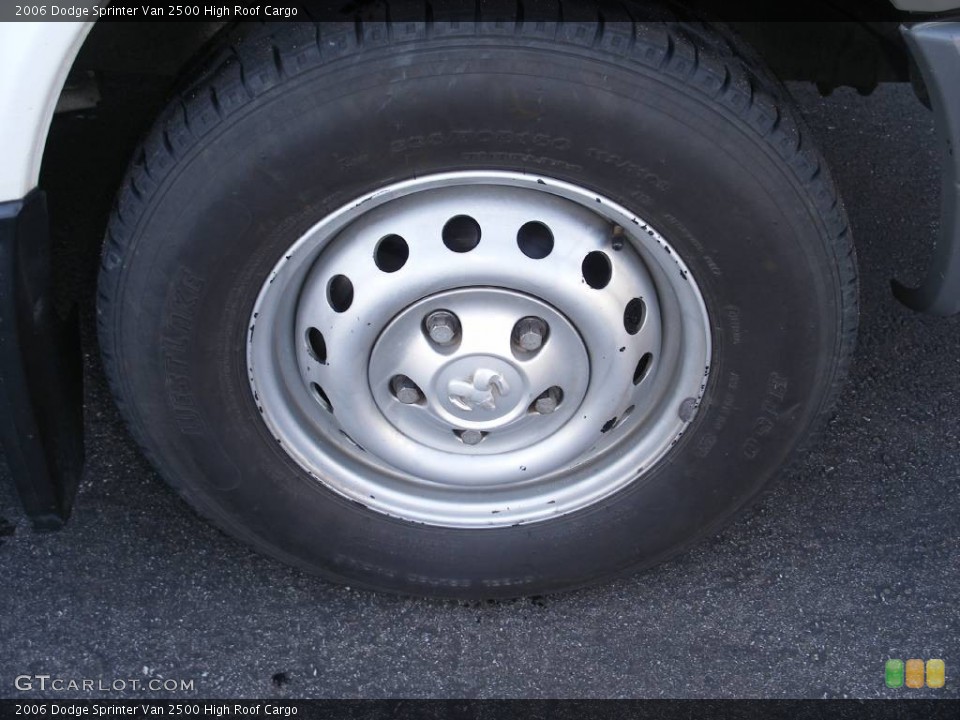 2006 Dodge Sprinter Van 2500 High Roof Cargo Wheel and Tire Photo #58016447