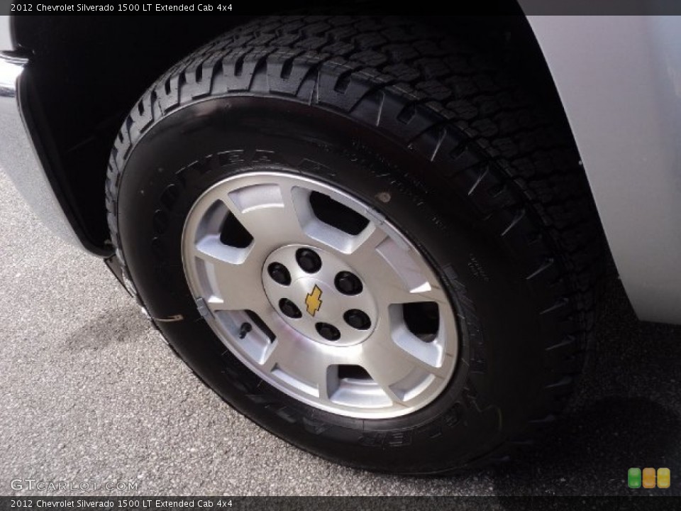 2012 Chevrolet Silverado 1500 LT Extended Cab 4x4 Wheel and Tire Photo #58017032