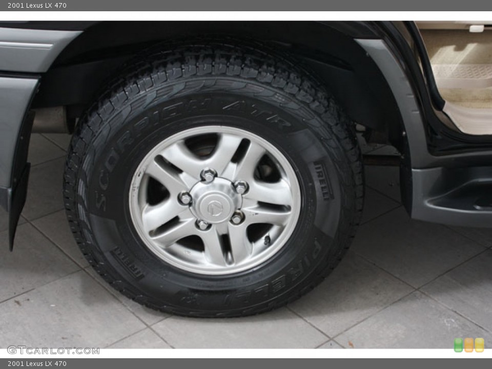 2001 Lexus LX 470 Wheel and Tire Photo #58018247