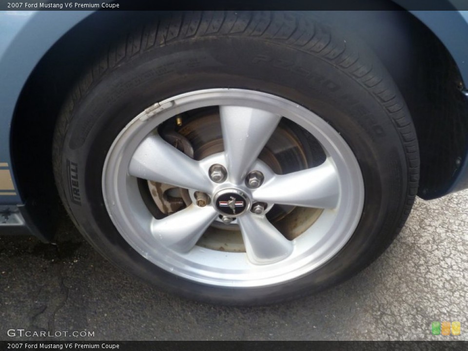 2007 Ford Mustang V6 Premium Coupe Wheel and Tire Photo #58022486