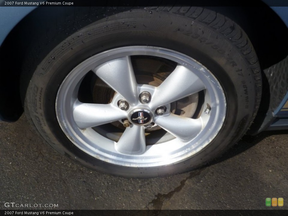 2007 Ford Mustang V6 Premium Coupe Wheel and Tire Photo #58022549