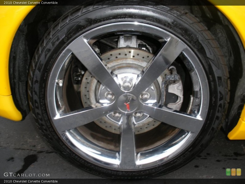 2010 Chevrolet Corvette Convertible Wheel and Tire Photo #58026780