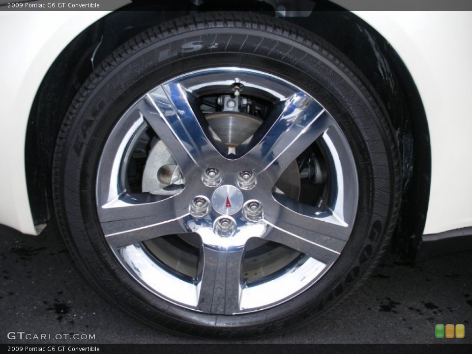2009 Pontiac G6 GT Convertible Wheel and Tire Photo #58027784