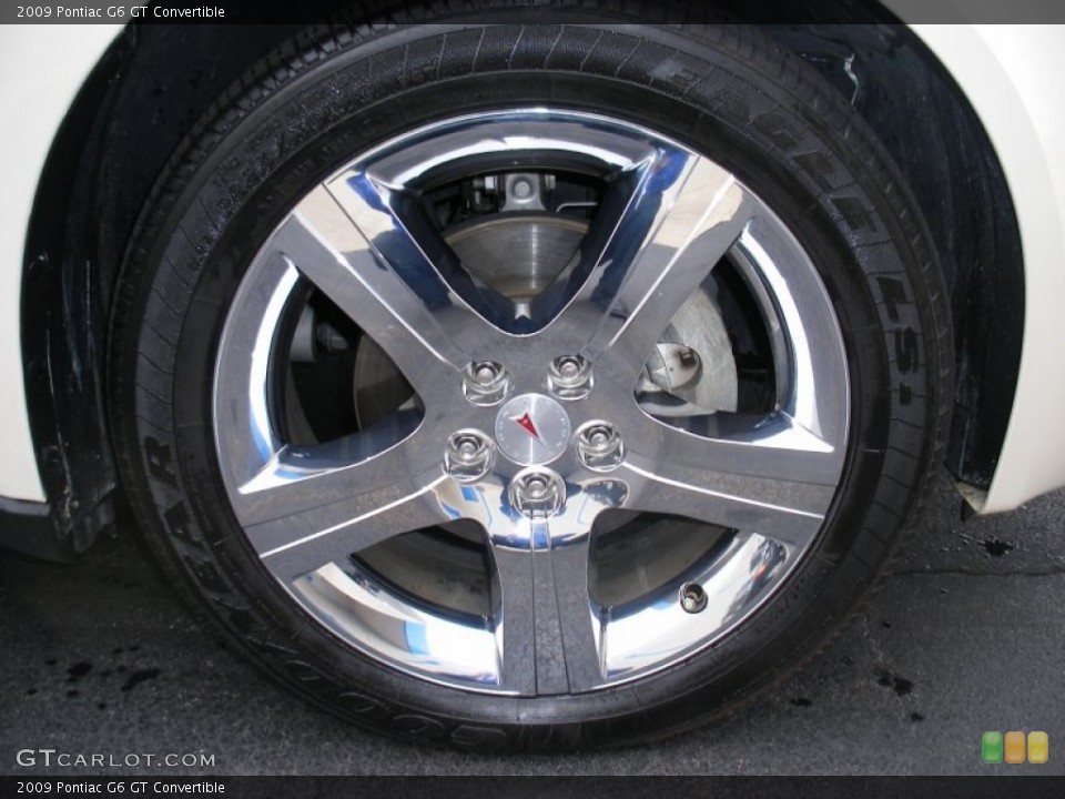 2009 Pontiac G6 GT Convertible Wheel and Tire Photo #58027793