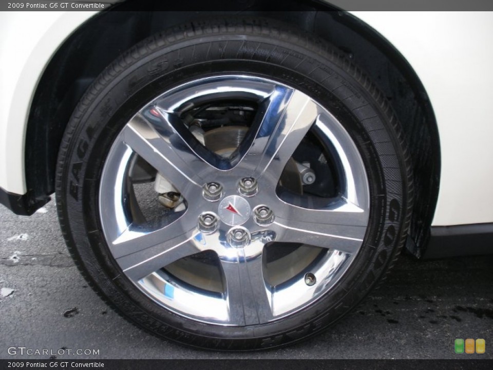 2009 Pontiac G6 GT Convertible Wheel and Tire Photo #58027799