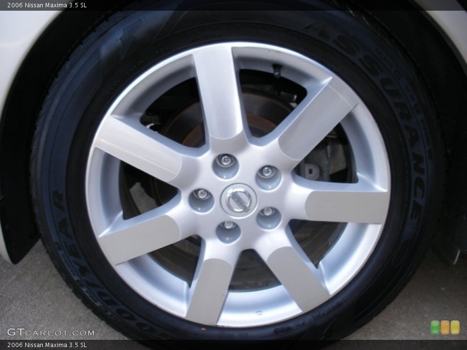 2006 Nissan Maxima 3.5 SL Wheel and Tire Photo #58029635